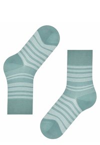 FALKE Sensitive Sunset Stripe - Chaussettes - light jade
