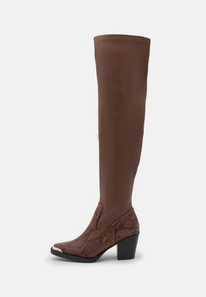Overknees - brown