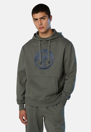 HOODED  - Felpa - city grey