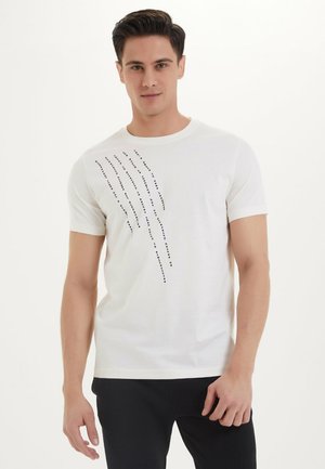 Print T-shirt - coconut milk