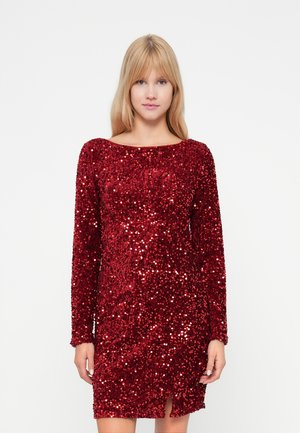 VMBELLA SHORT DRESS - Koktejlové šaty / šaty na párty - karanda red