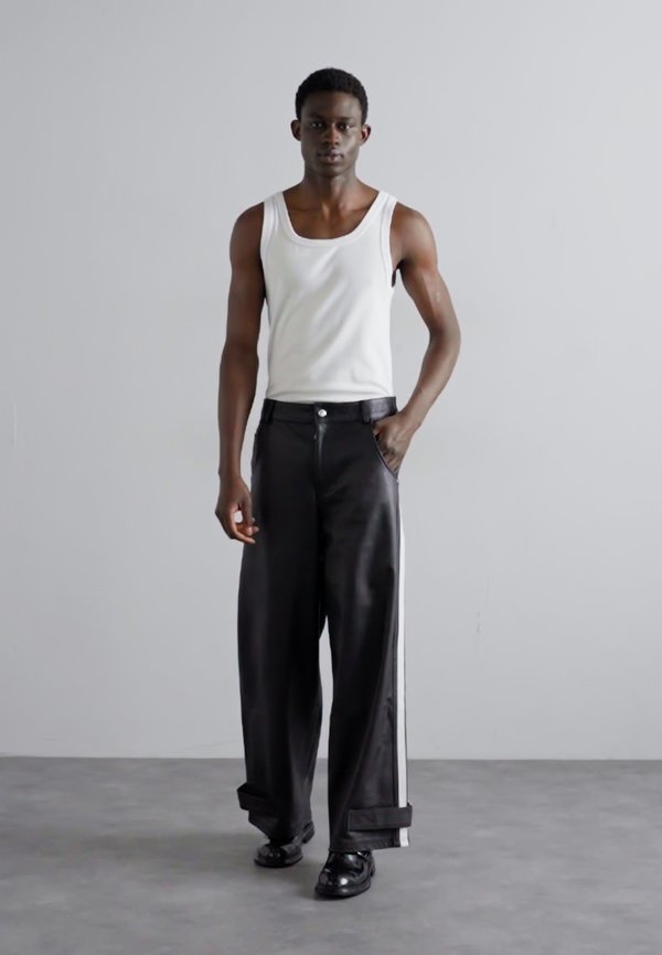 RACING - Leather trousers - mix3
