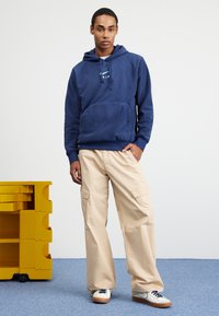 Nike Sportswear AIR HOODY POLAR - Felpa con cappuccio - midnight navy