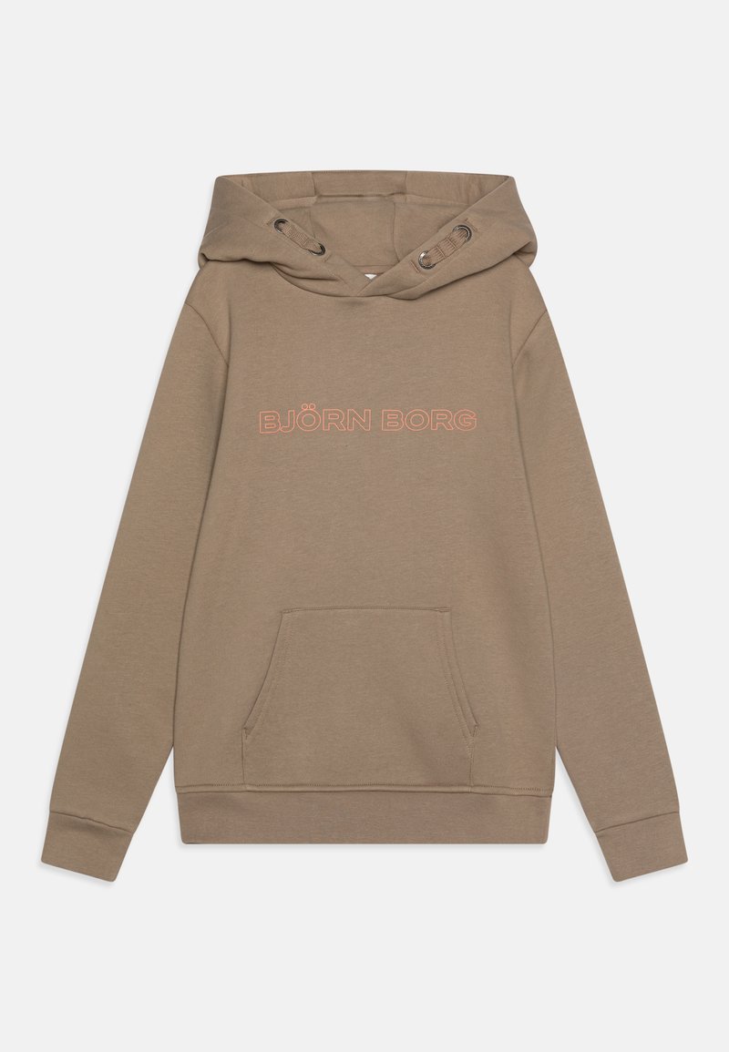 Björn Borg ESSENTIAL 3 HOODIE UNISEX - Kapucnis pulóver - roasted cashew