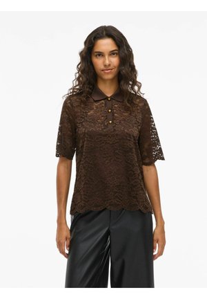 Bluse - coffee bean