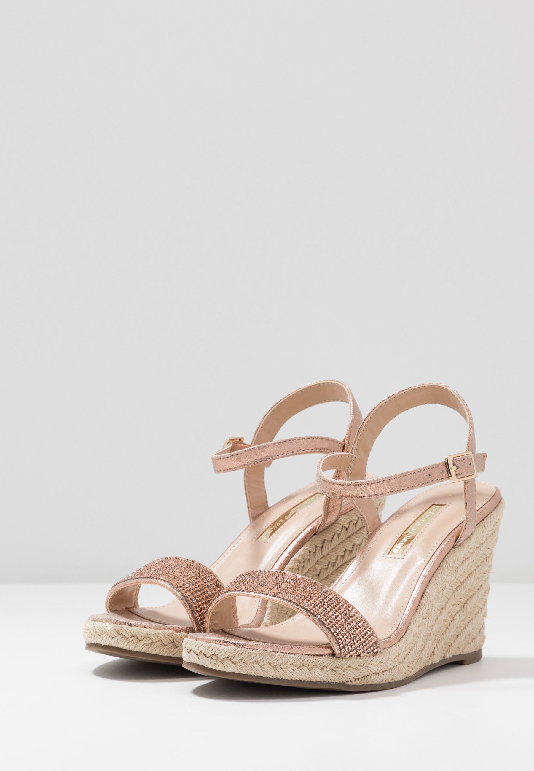 RAA RAA EMBELLISHED VAMP WEDGE Sandaletter rose gold RAA RAA EMBELLISHED VAMP WEDGE Sandaletter rose gold