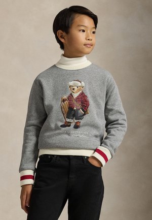 POLO BEAR FLEECE SWEATSHIRT - Camisola - vintage pepper heather