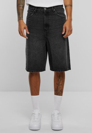 HEAVY - Jeansshorts - black washed