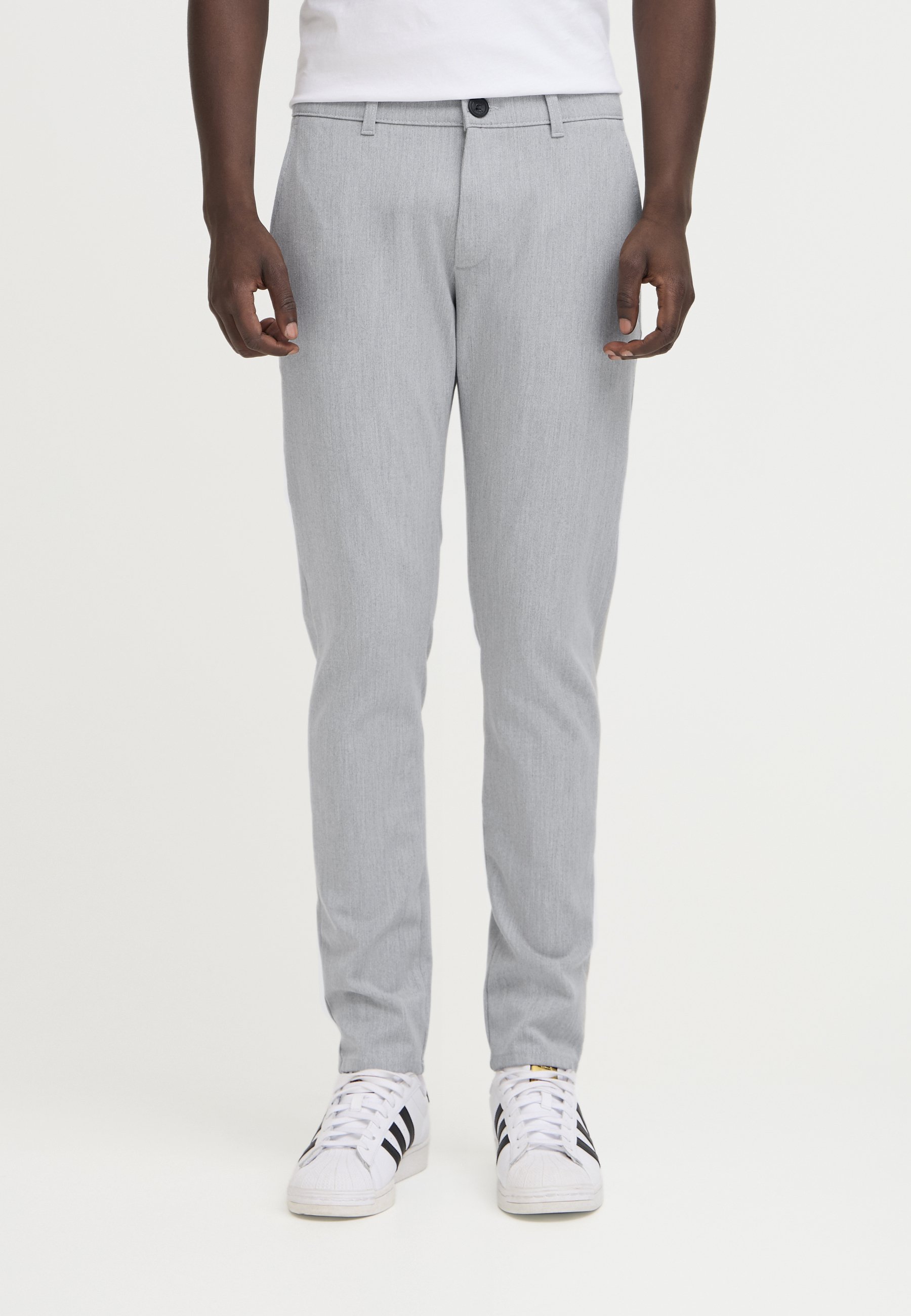 sachin and babi light blue dress Dark Grey Slim Leg Straight Suit Pants in Pure S110's Wool