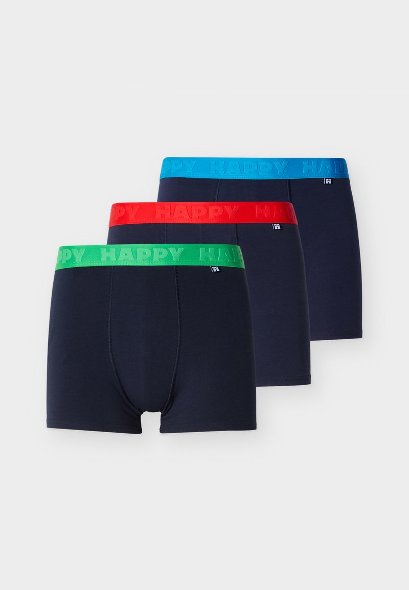 Happy Socks 3 PACK - Trunks - navy/dark blue - Zalando