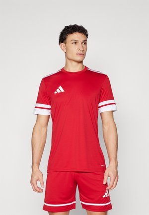 SQUADRA25 SHORT SLEEVE - Sports T-shirt - team power red/white