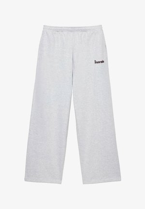 PULL&BEAR, WIDE-LEG - TRACKSUIT TROUSERS - Pantalon de survêtement - light grey