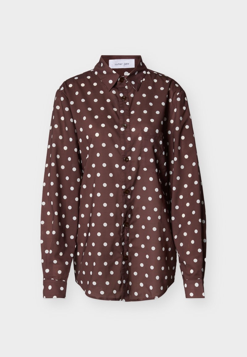 sister jane Overhemdblouse bruin sister jane Overhemdblouse bruin