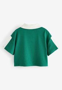 Next REGULAR FIT BOXY VARSITY - T-shirt med print - green