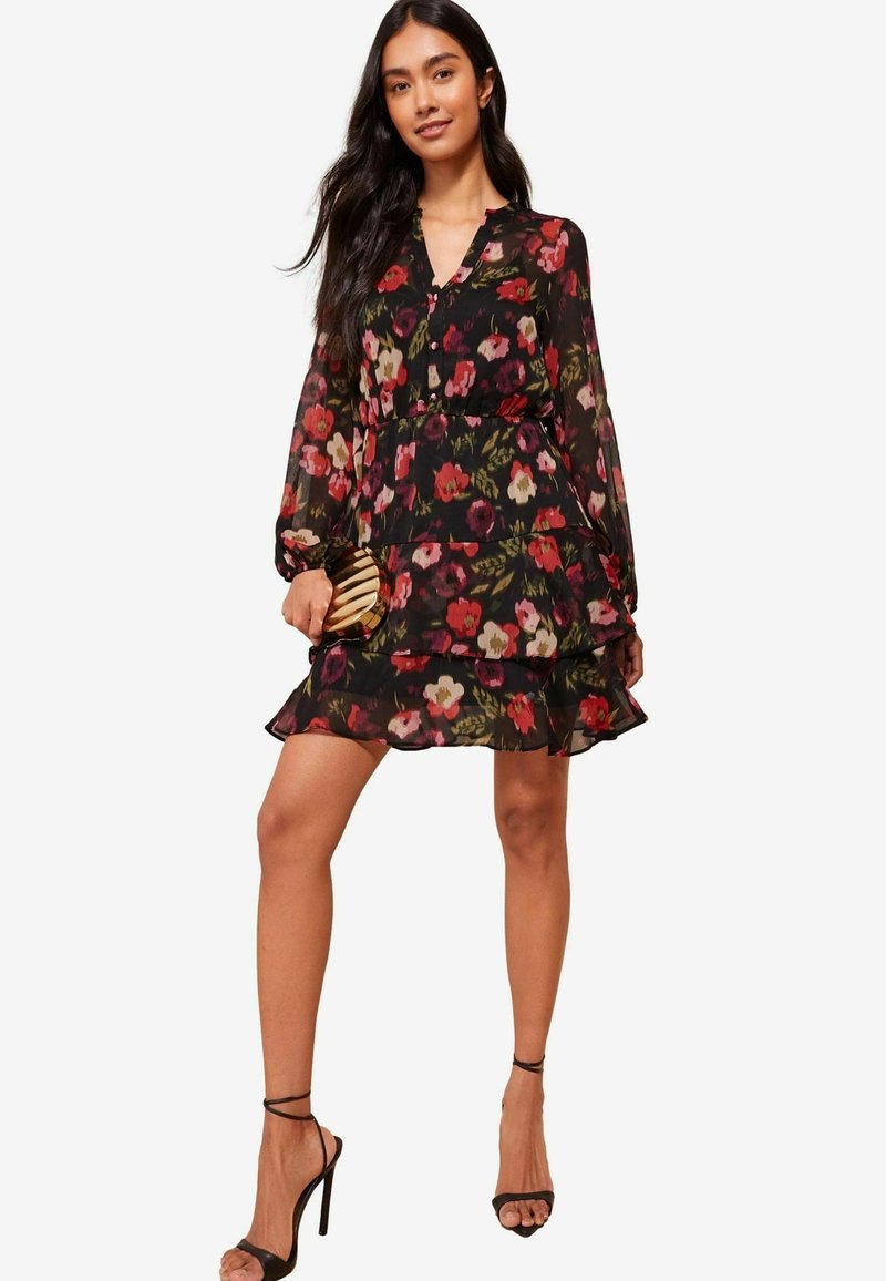 Friends Like These PETITE - LONG SLEEVE - Vapaa-ajan mekko - black