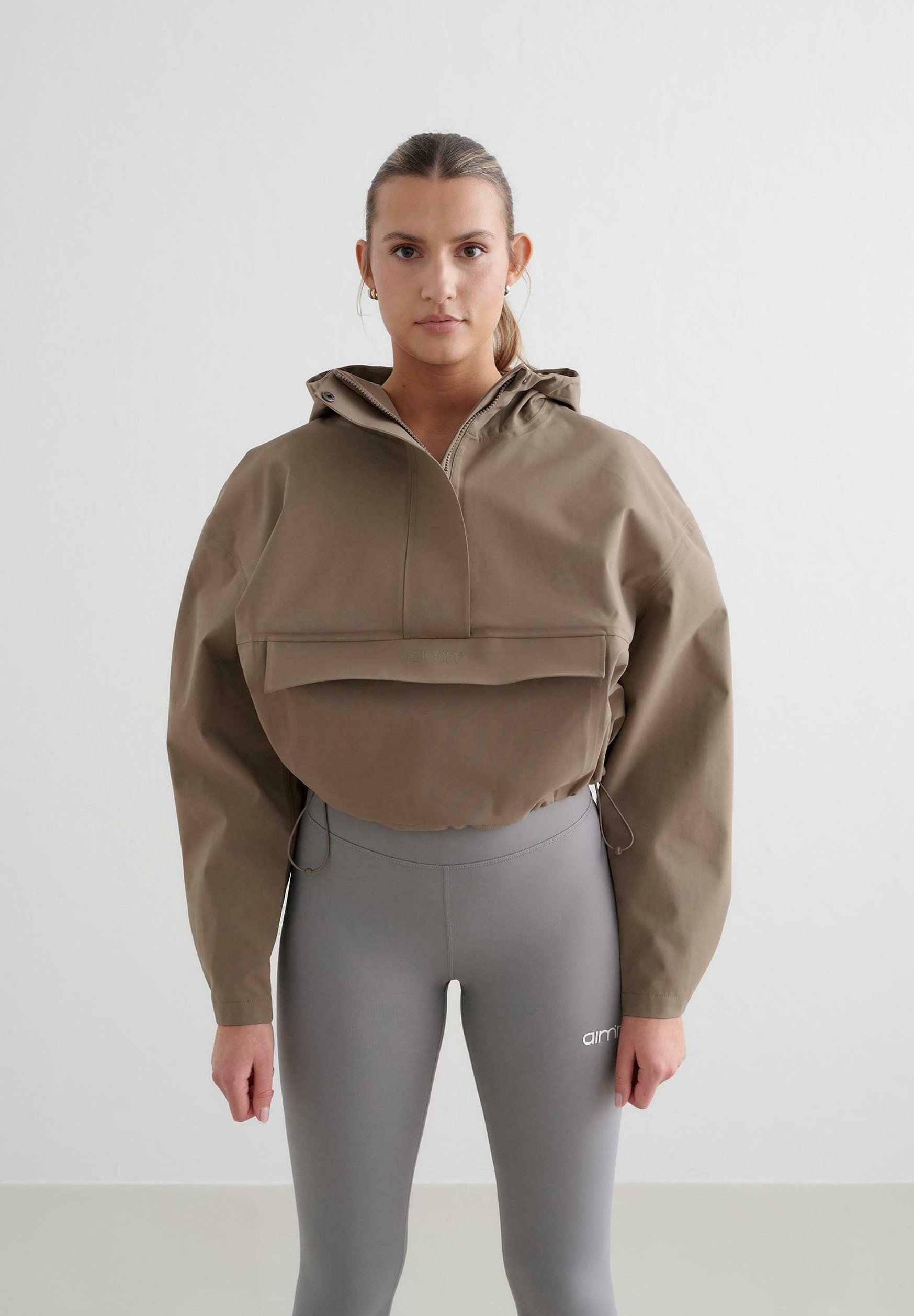 Veste Coupe-vent Mountain Warehouse – Femme, Taille 12, Marron, Capuche