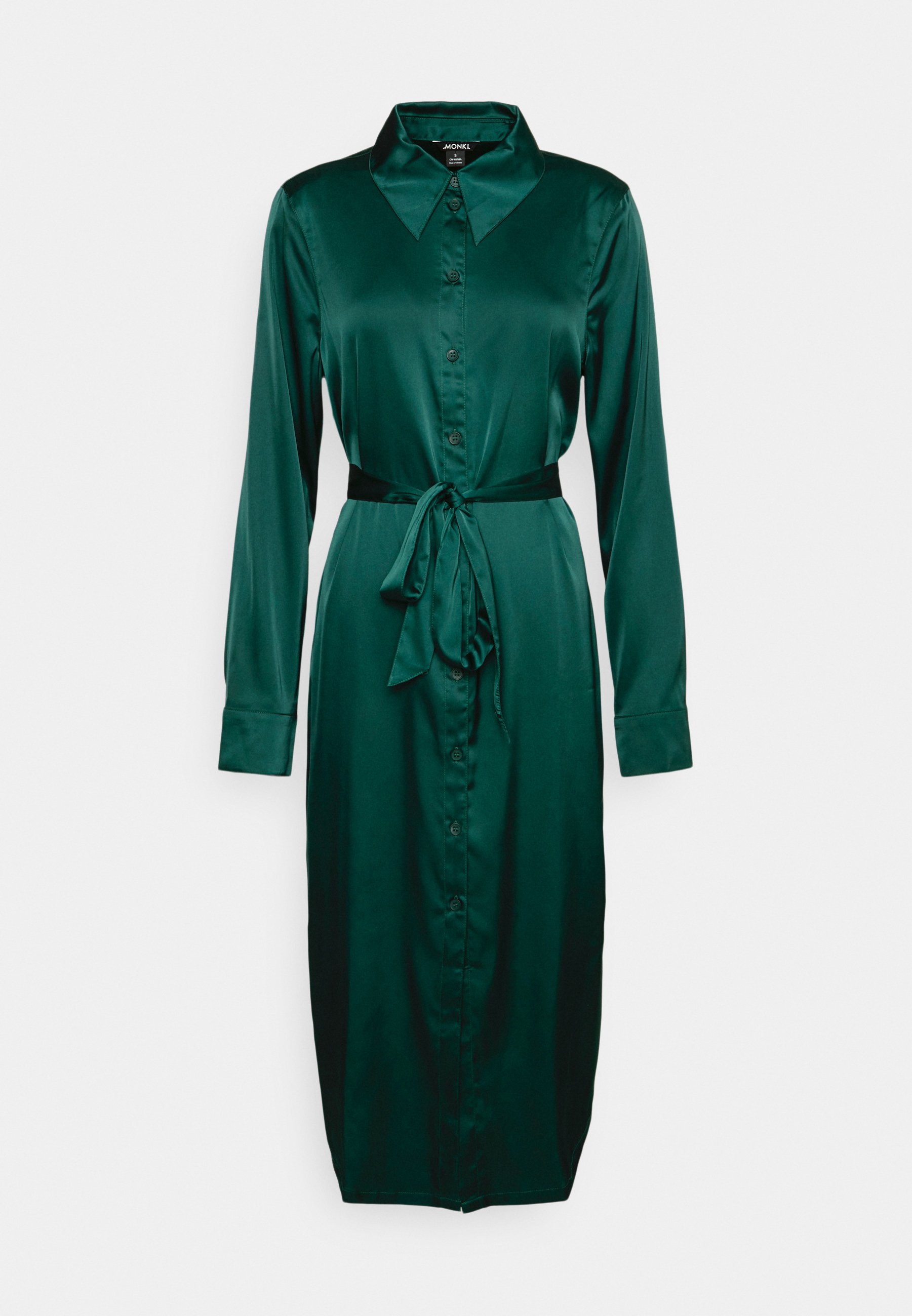 Monki Blousejurk - green dark/donkergroen - Zalando.nl