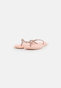 Havaianas SLIM SQUARE LOGO METALLIC - Infradito da bagno - ballet rose