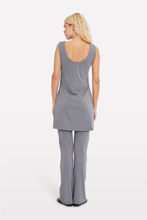 TAMMIE  DRESS - Trikoomekko - lava smoke