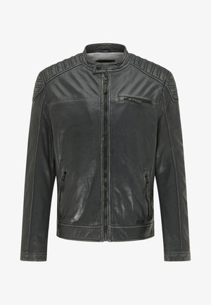 Mustang Lederjacke - anthra