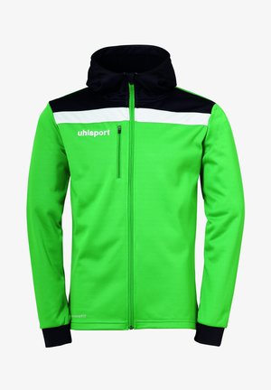 uhlsport Sweater met rits - grün/schwarz/weiß