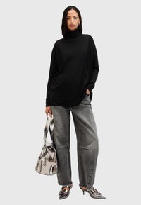 AllSaints BERN WRAP - Jumper - black