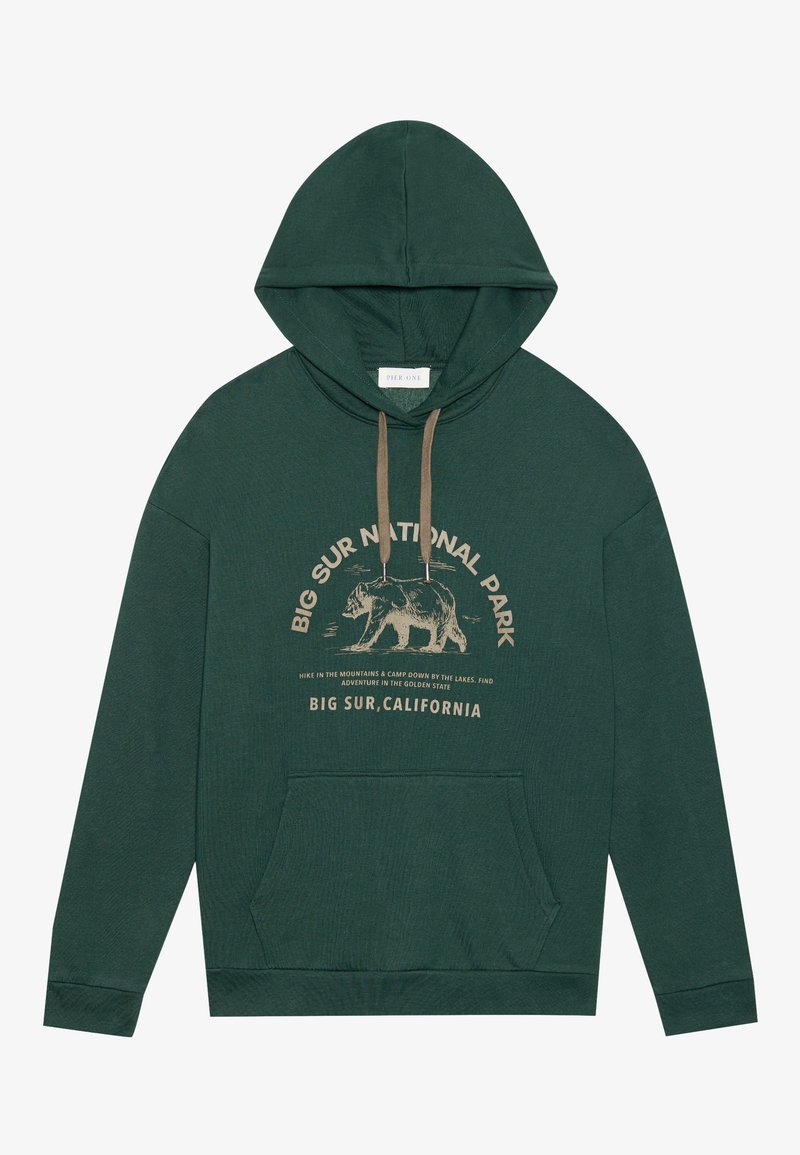 Pier One Hoodie donkergroen