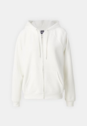 GAP NEW HOODIE - Mikina na zip - off white