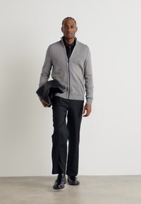 BOSS AVAC - Cardigan - light pastel grey