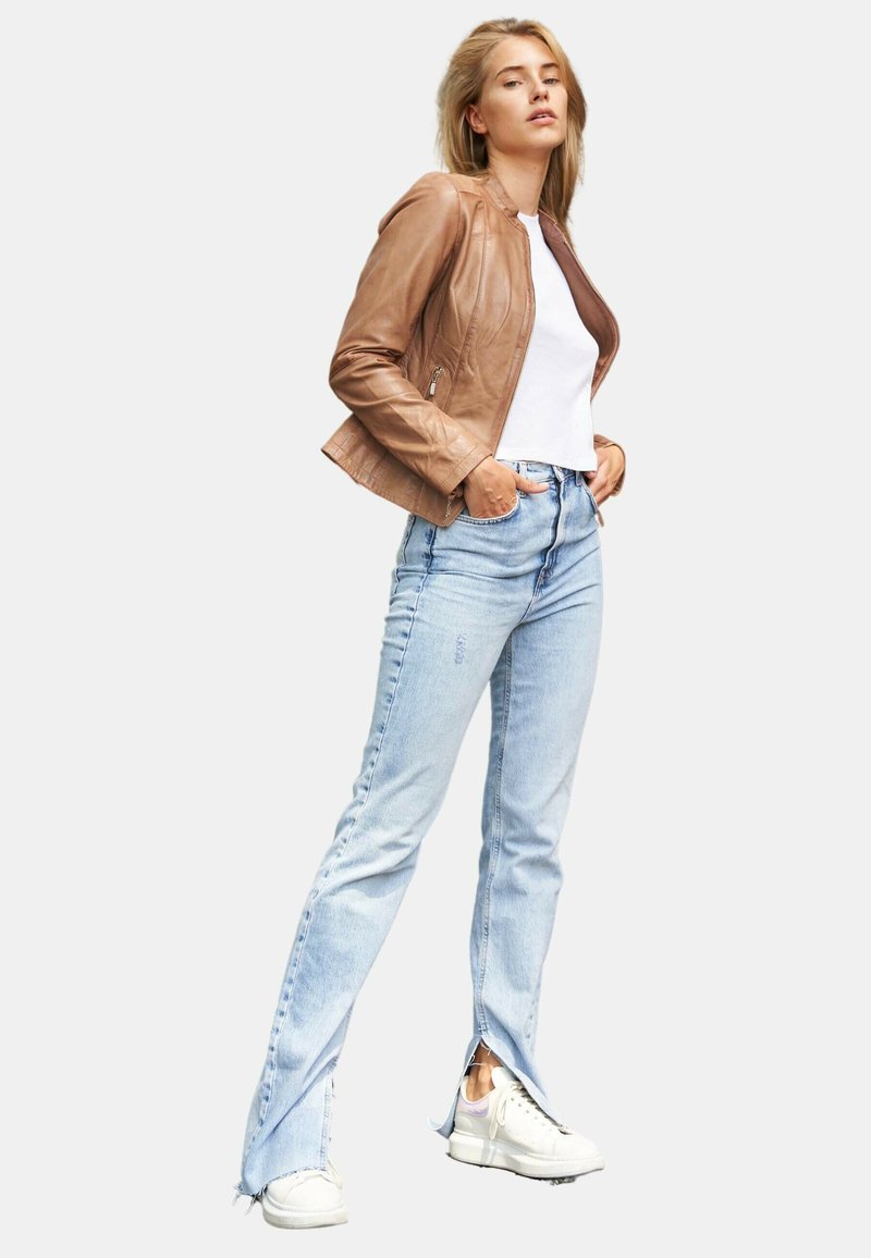 Damen Leichte Jacken | Ricano ABIGALE Lederjacke taupe - XW94405 Damen Leichte Jacken | Ricano ABIGALE Lederjacke taupe - XW94405