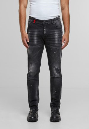 CARLOS DESTROYED SLIM FIT - Kitsenevad teksad - anthracite