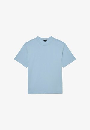 Reiss, REGULAR FIT - TATE COTTON GARMENT-DYED OVERSIZED T-SHIRT . - T-Shirt basic - soft blue