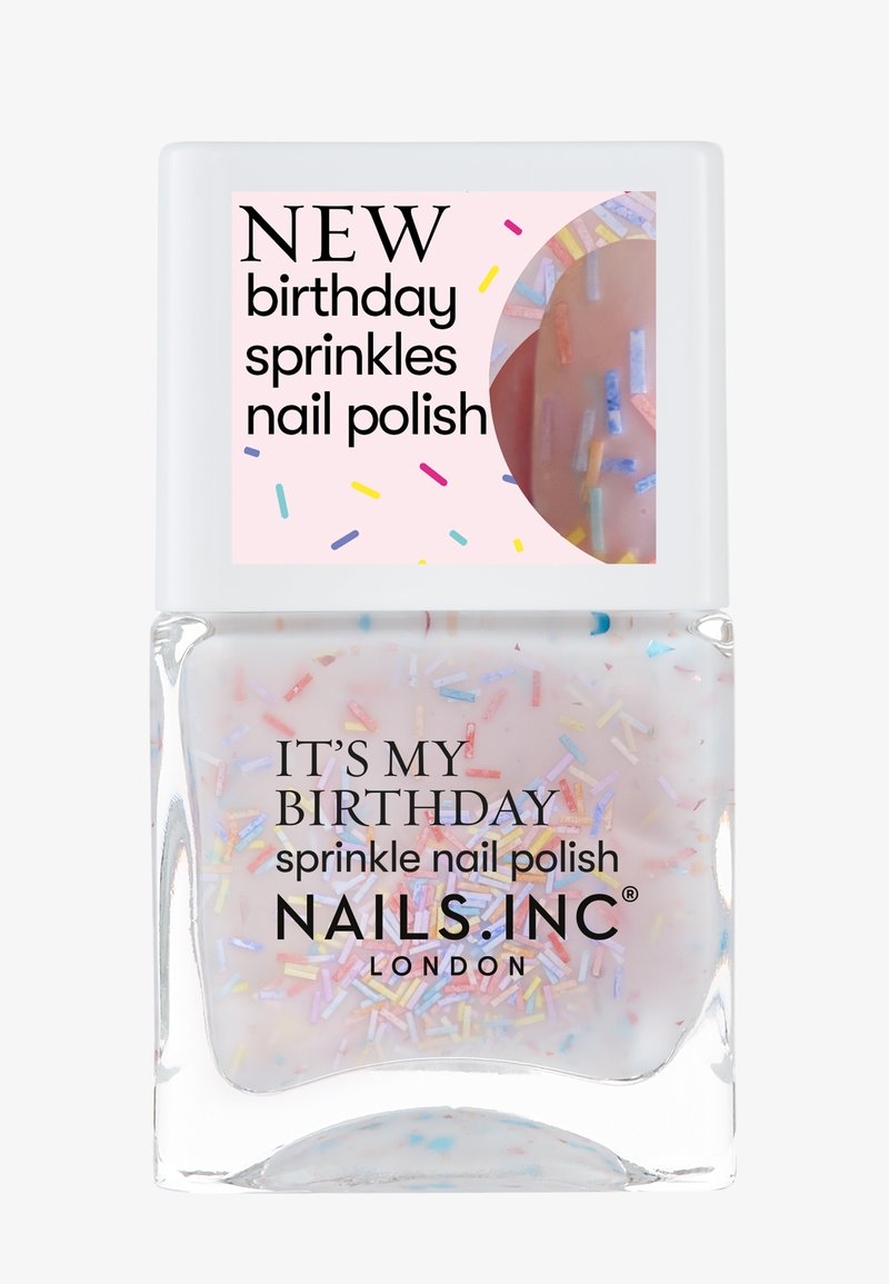 Nails Inc NAILS.INC HAPPY BIRTHDAY CHUNKY GLITTER TOPPER Zestaw do