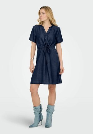JDYJASPER MIDI - Vestido vaquero - dark blue denim