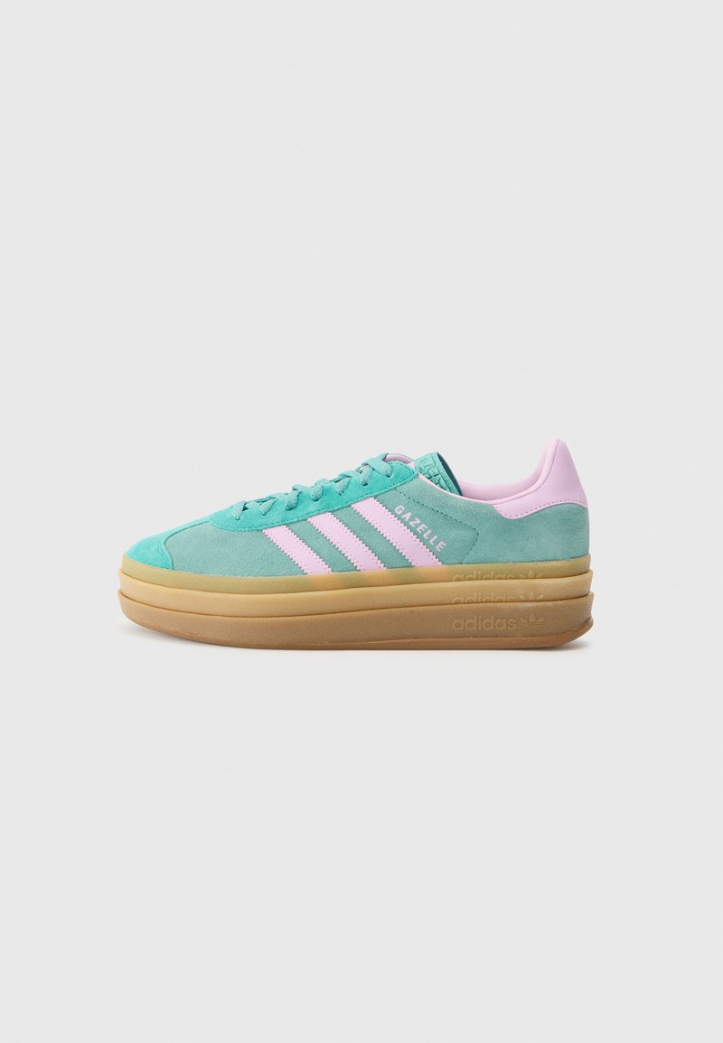 adidas Originals GAZELLE BOLD - Matalavartiset tennarit - powder teal/bliss lilac/pure teal