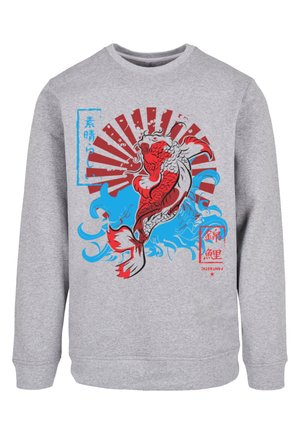 JAPAN KOI FISCH KARPFEN - Sweatshirt - heather grey
