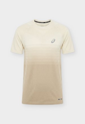 ASICS, SEAMLESS - Camiseta deportiva - oatmeal/moonrock