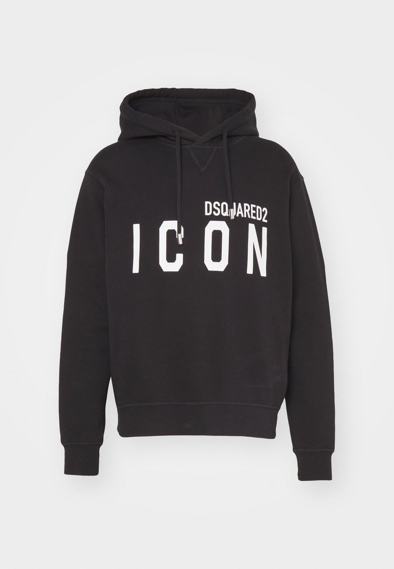 DSQUARED2 ICON COOL FIT HOODIE - Sweatshirt - black - Zalando.co.uk