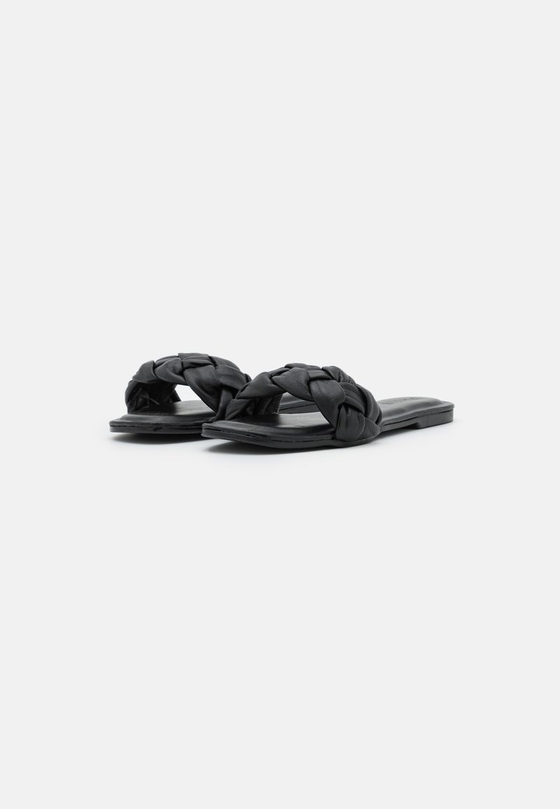 Damen Flache Pantoletten | Pieces PCVERA Pantolette flach black/schwarz - RY35620 Damen Flache Pantoletten | Pieces PCVERA Pantolette flach black/schwarz - RY35620