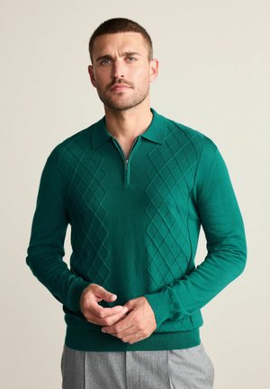 Strickpullover - teal blue