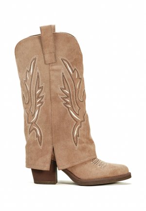 Super Mode, SANTIAGS - Bottes de cowboy / motard - taupe
