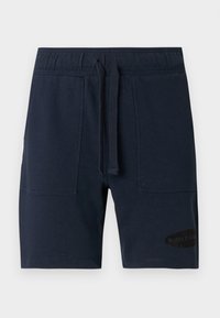PABLO SLUB MOTO - Shorts - encre