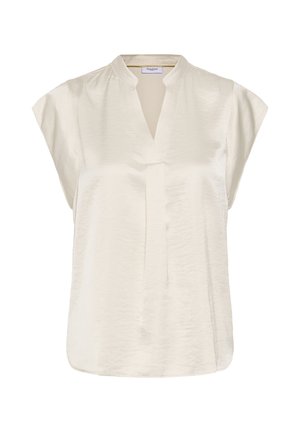 Saint Tropez, PANANSZ CAP SLEEVE BLOUSE - Blúzka - ice