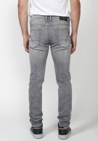 Koroshi Blugi slim fit - denim gris grey denim