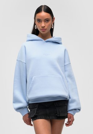 Hoodie - chambray blue