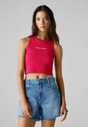 LOGO CROP - Top - framboise
