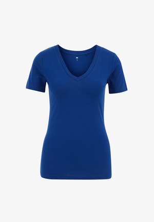 WE Fashion, Tricou basic - blue
