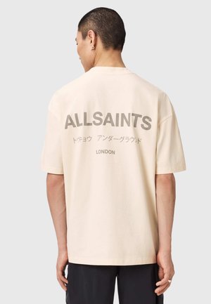 AllSaints, - T-shirt z nadrukiem