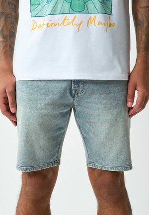 STRETCH - Jeans Shorts - vintage blue