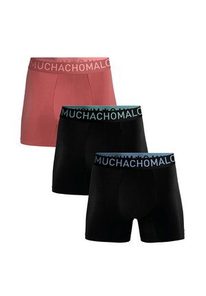 3-PACK  - Úzke boxerky - black pink